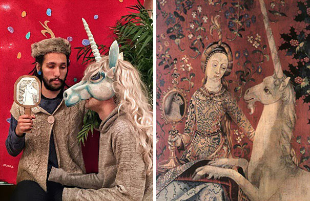 Detalle de “La dama y el unicornio”, 1500 aprox.