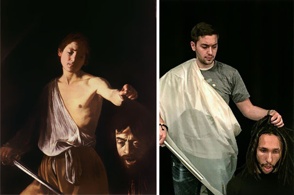 “David con la cabeza de Goliat” de Caravaggio, 1610