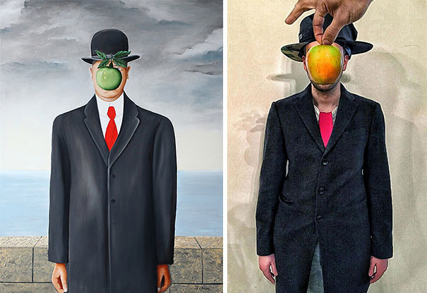 “El hijo del hombre” de Rene Magritte, 1964