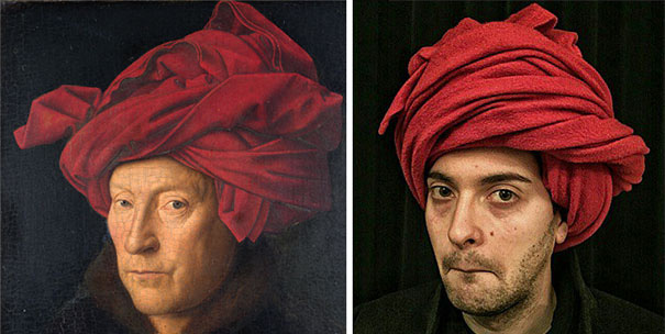 “Retrato de hombre con turbante” de Jan Van Eyck, 1433