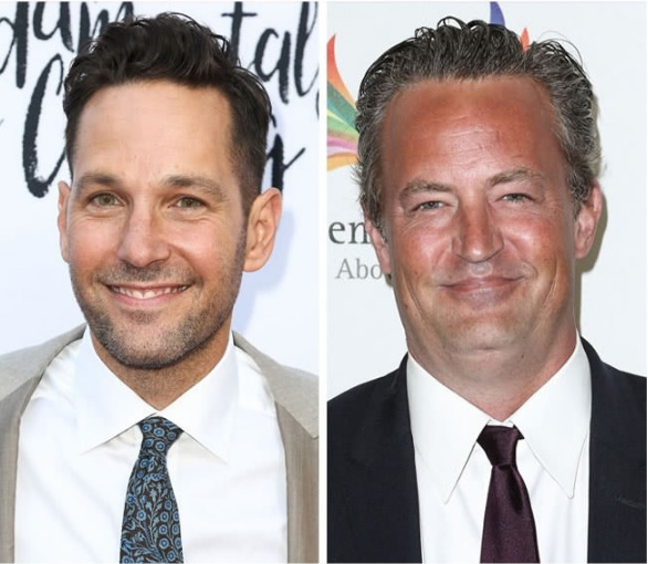 Paul Rudd y Matthew Perry - 47 años