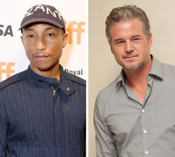 Pharrell Williams y Eric Dane - 43 años