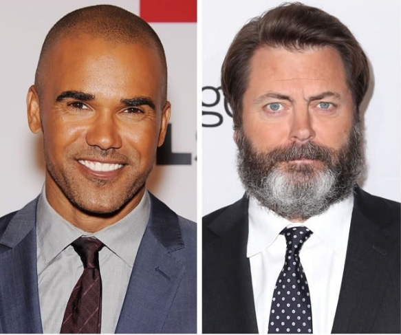 Shemar Moore y Nick Offerman - 46 años