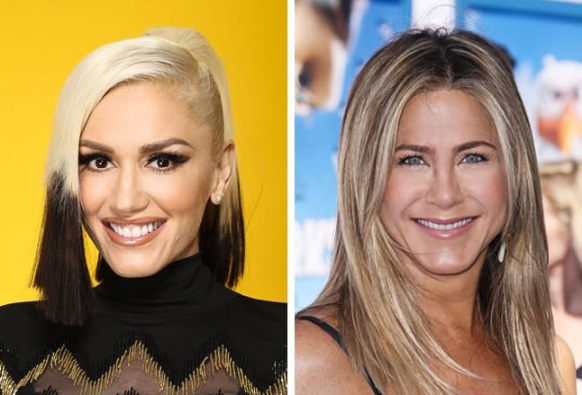 Gwen Stefani y Jennifer Aniston - 47 años