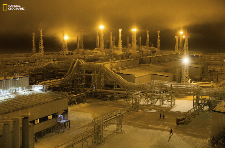 Fabrica de gas en el ártico