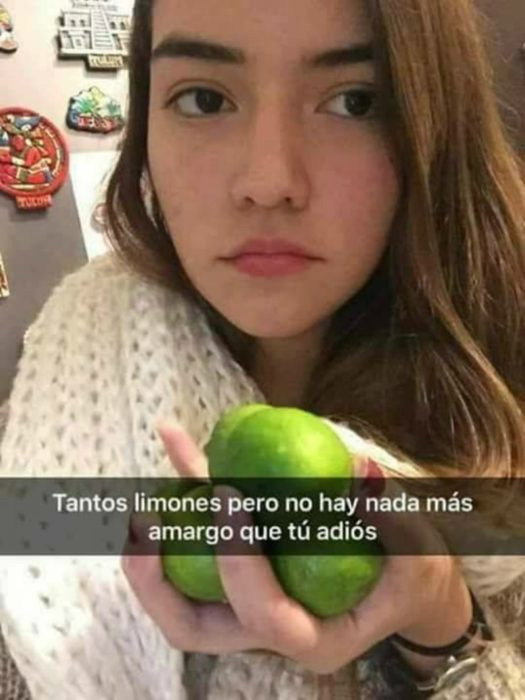 Los limones son ácidos, pero entendimos su punto