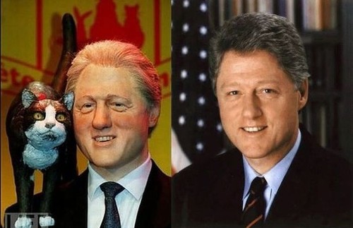 Bill Clinton u una extraña versión