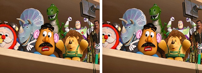 Encuentra las diferencias en Toy Story