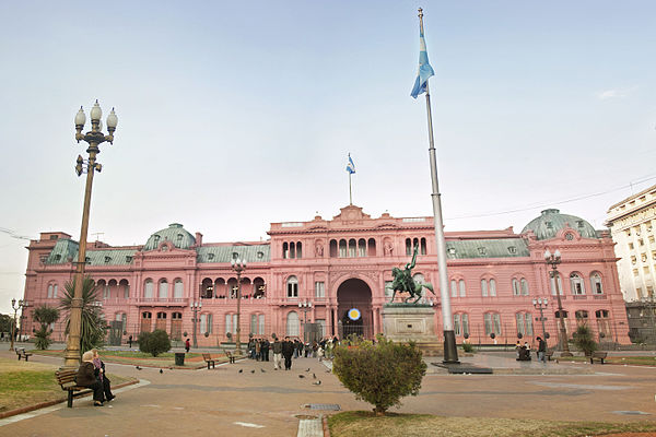 La Casa Rosada en Argentina