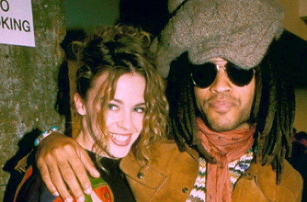 Kylie Minogue y Lenny Kravitz