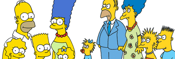 Fotos: Mira la evolución de Los Simpson desde 1989