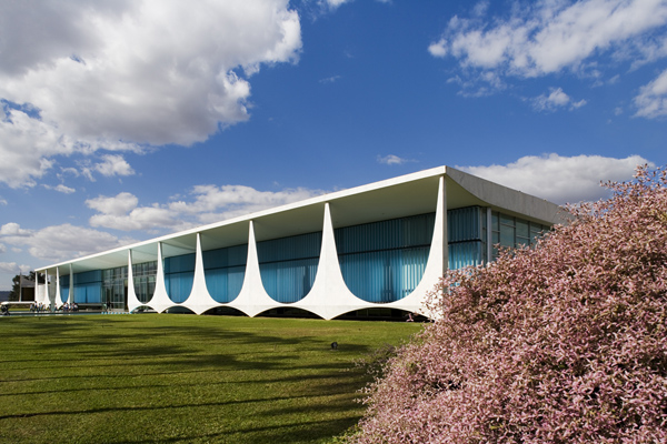 Palacio da Alvorada en Brasil