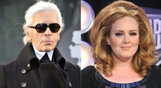 Karl Lagerfeld y Adele