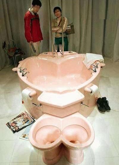 El baño para los enamorados