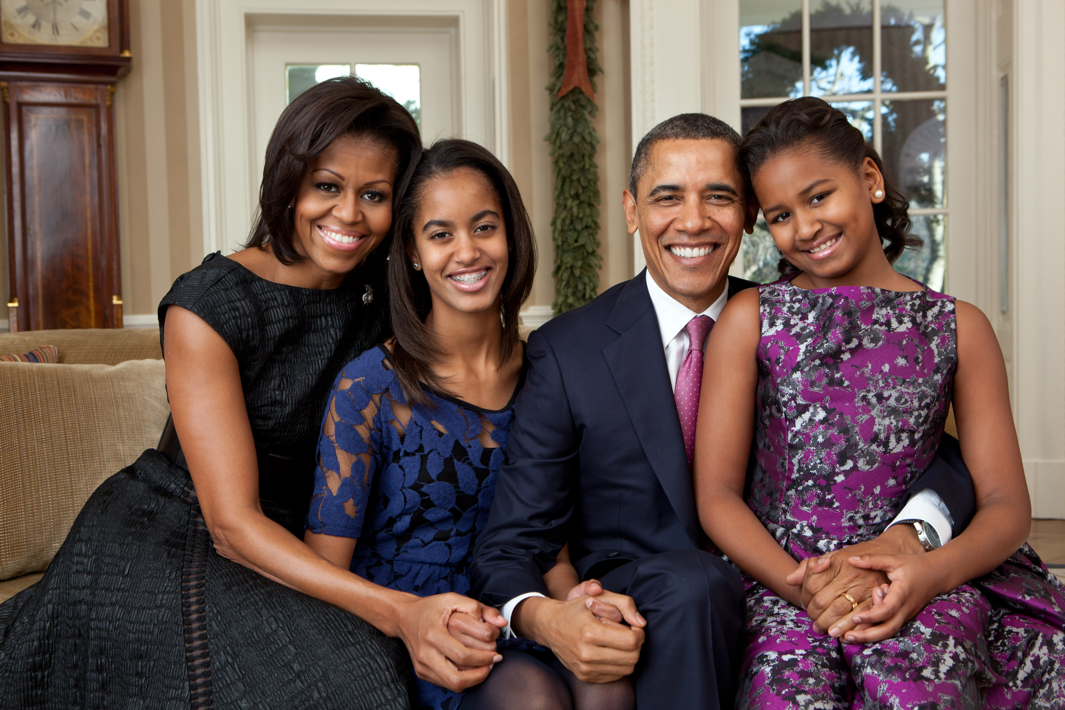 Malia y Sasha - Hijas de Barack y Michelle Obama
