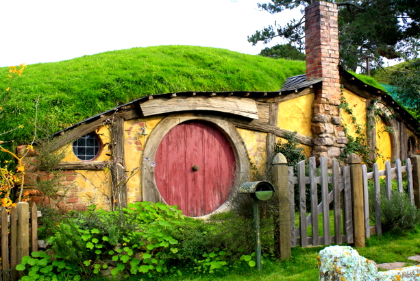 La casa de El Hobbit en la película