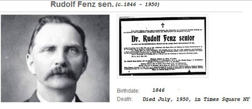 Rudolf Fenz el viajero que murió en Nueva York
