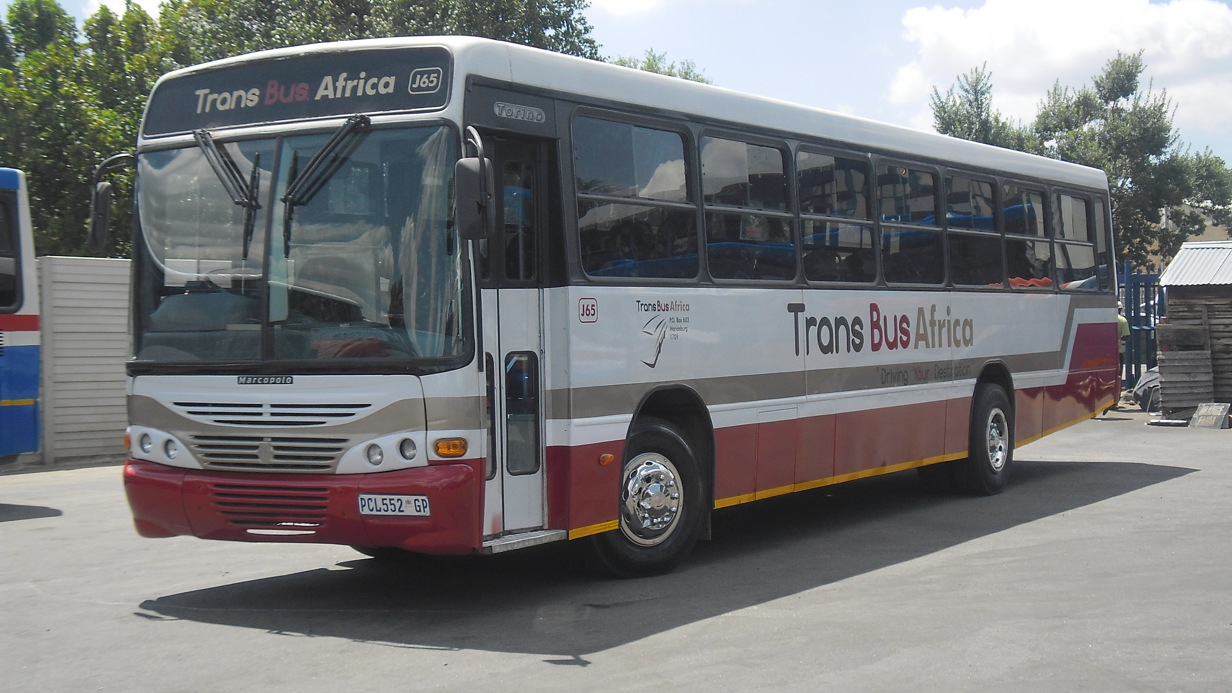 Chofer de autobús en África