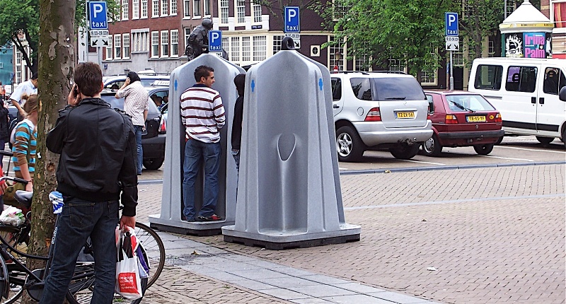 Modernos baños en Amsterdam
