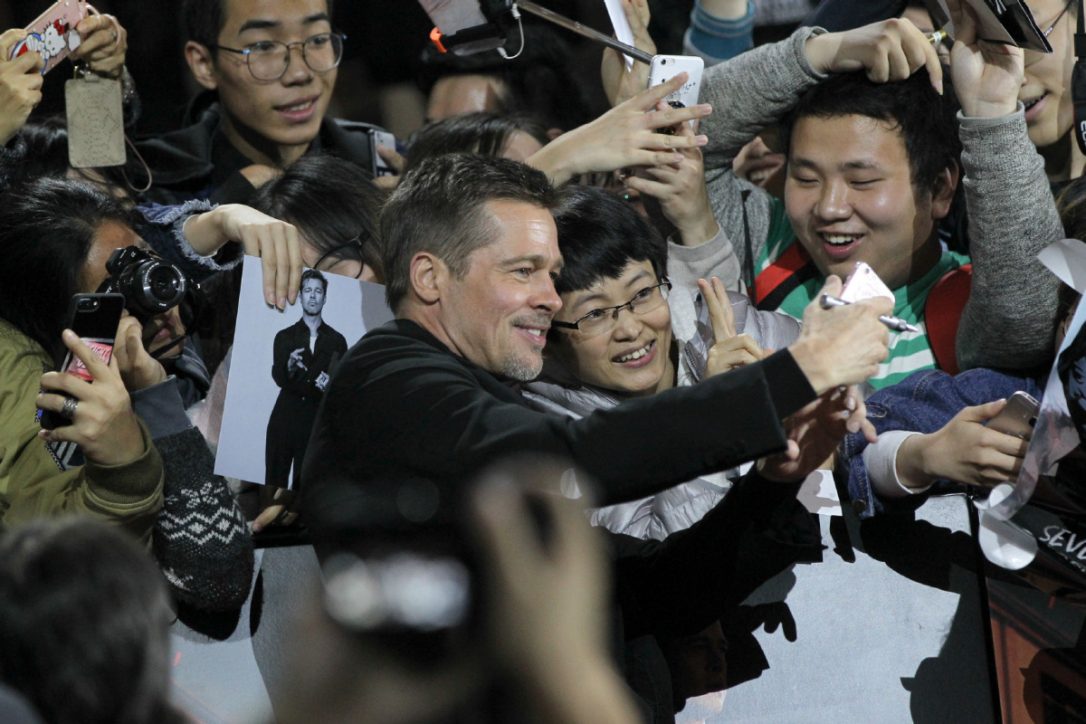 Brad Pitt no es bien recibido en China
