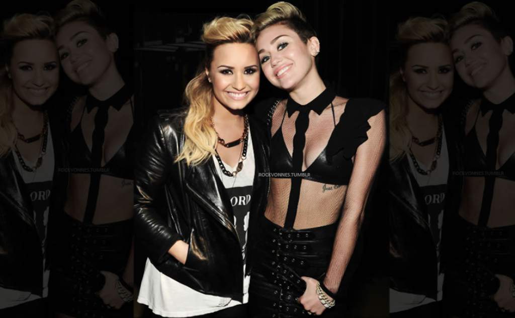 Miley Cyrus y Demi Lovato