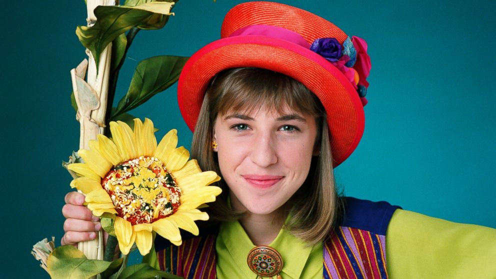 Mayim Bialik (Amy) cuando trabajaba en Blossom