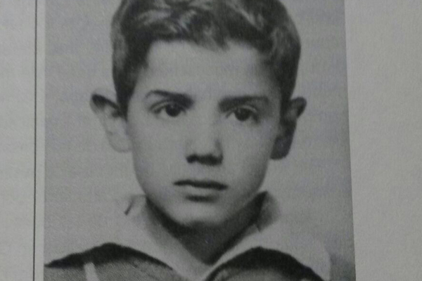 Rubén Aguirre de niño