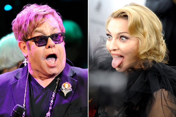 Madonna y Elton John