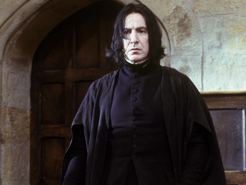 Alan Rickman daba vida a Snape