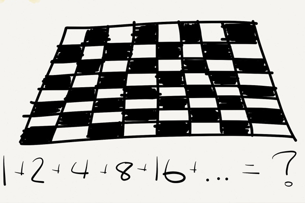Significado de dibujar cuadros (Tablero de ajedrez)