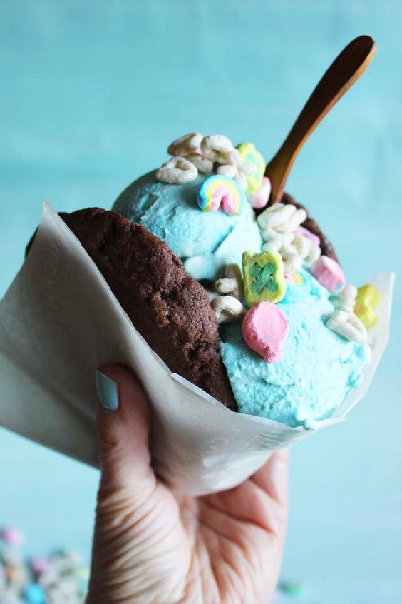 Helado a base de marshmallows de Lucky Charms