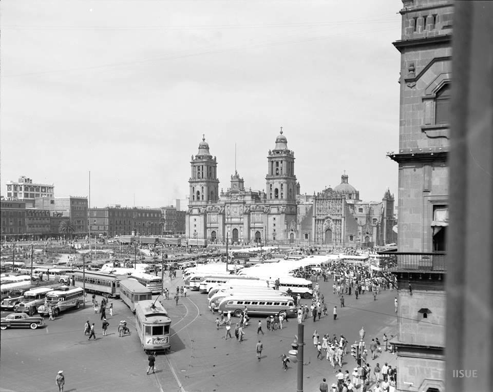 El Zócalo en los 50