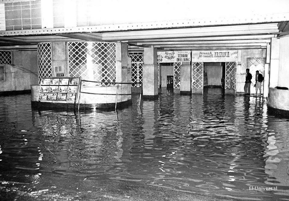 Inundación del Cine Ajusco - 1950