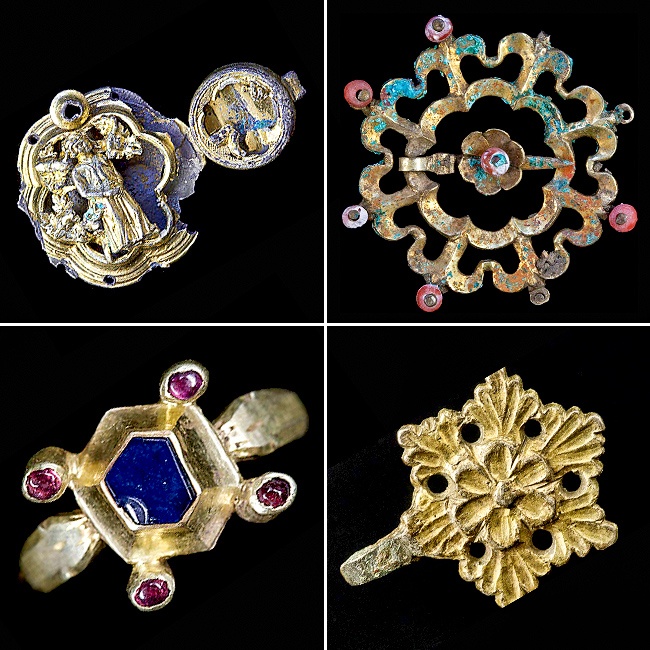 Joyas de la época medieval de más de 600 años