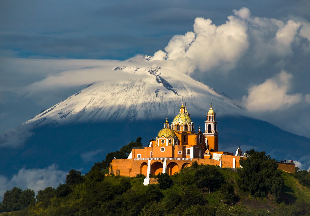 Sus impresionantes volcanes