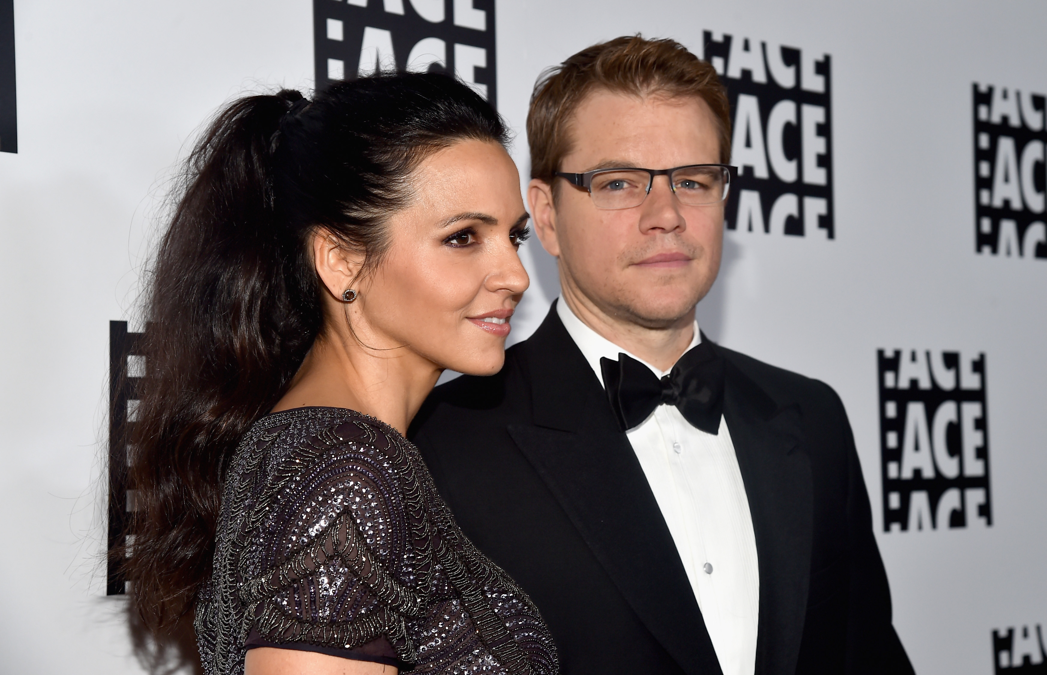 Matt Damon y Luciana Barroso