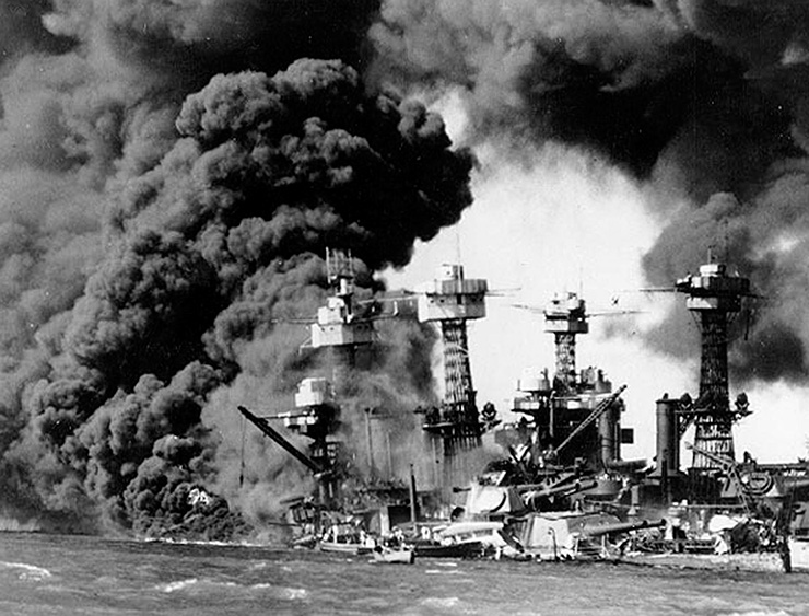 El ataque a Pearl Harbor en 1941