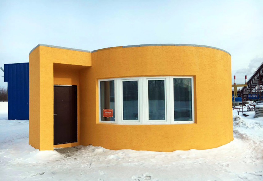 BONUS: Construyeron una casa con impresora 3D