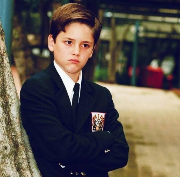 Christopher Uckermann de niño