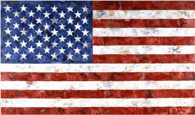 FLAG de JASPER JOHNS - 110 MILLONES DE DÓLARES