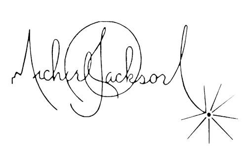 La firma de Michael Jackson