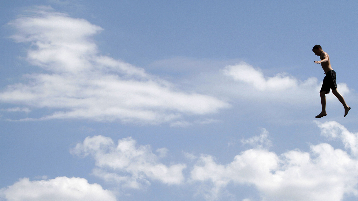 Caminando entre las nubes ¡Qué envidia!