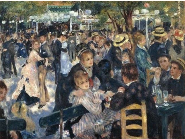 LE MOULIN DE LA GALETTE de PIERRE-AUGUSTE RENOIR - 78,1 MILLONES DE DÓLARES