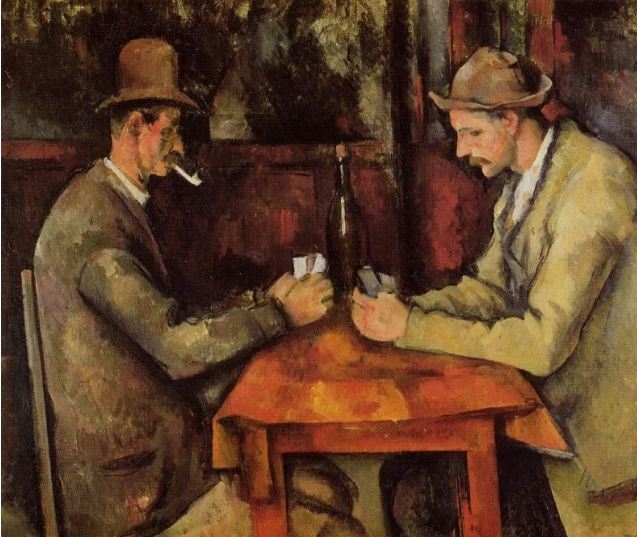 LES JOUEURS DE CARTES de PAUL CÉZANNE - 250 MILLONES DE DÓLARES