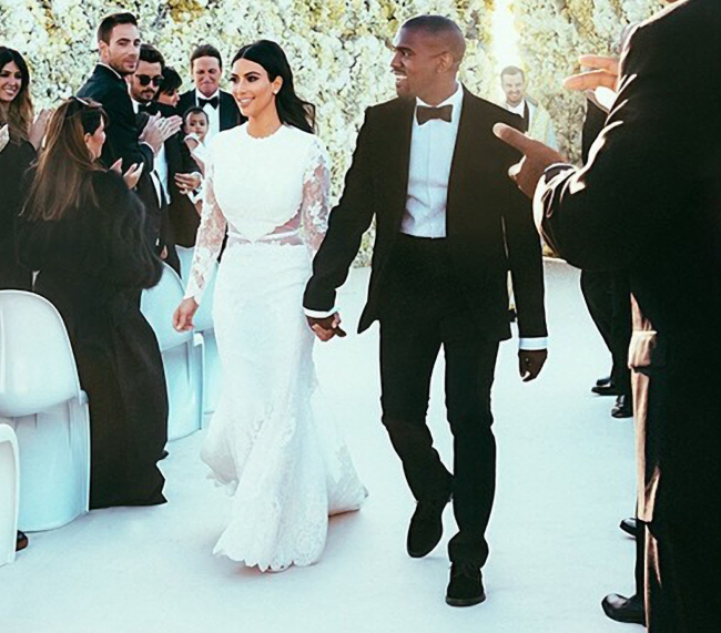 Boda de Kim Kardashian y Kanye West