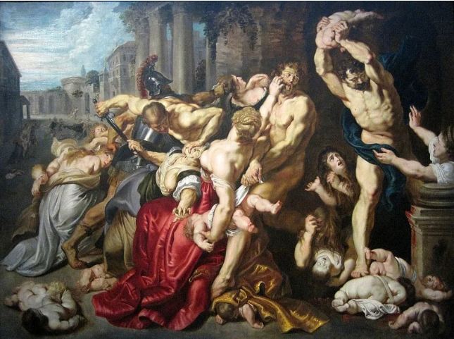 MASACRE DE LOS INOCENTES de PETER PAUL RUBENS - 76,7 MILLONES DE DÓLARES