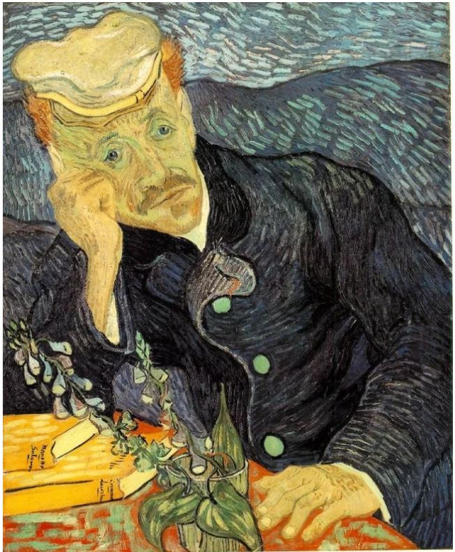 RETRATO DEL DR. GACHET de VINCENT VAN GOGH - 82.5 MILLONES DE DÓLARES