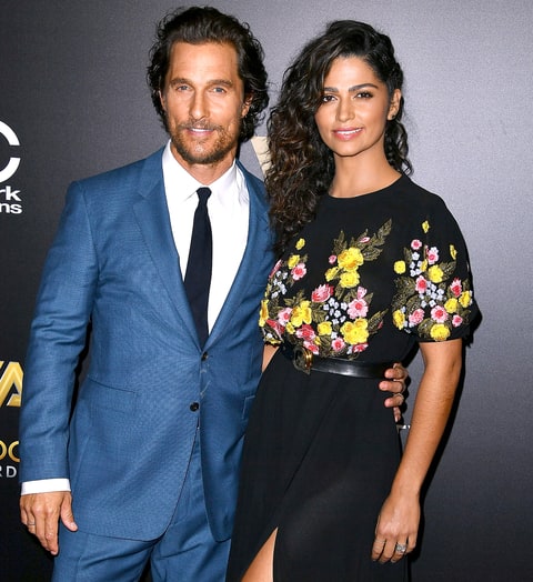 Matthew McConaughey (47) y Camila Alves (35)