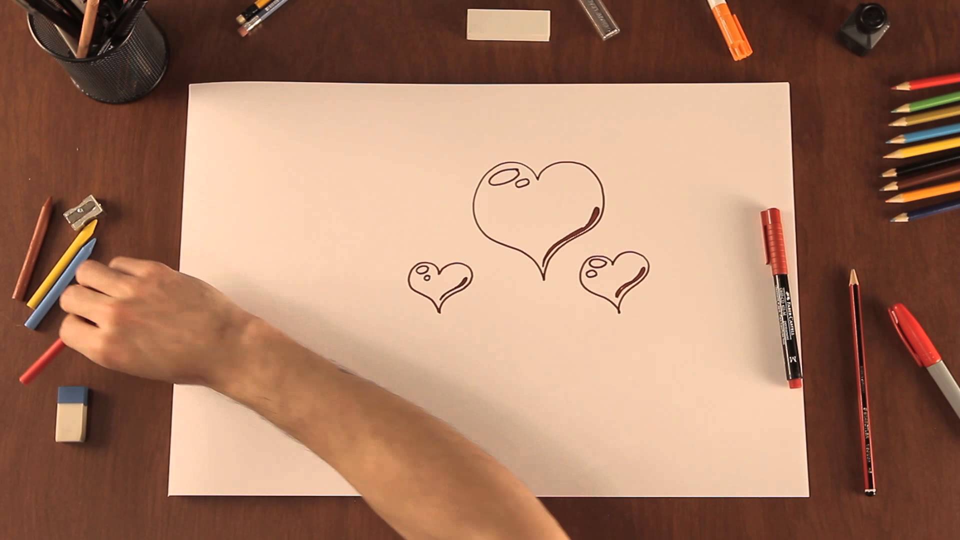 Significado de dibujar corazones
