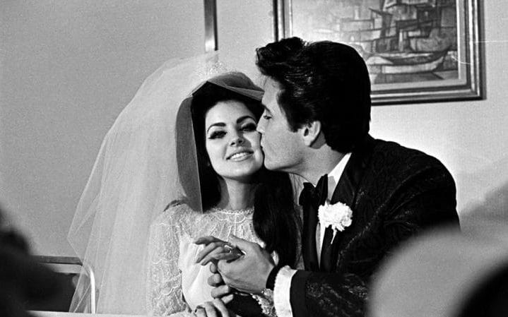 El día de su boda con Priscila Presley